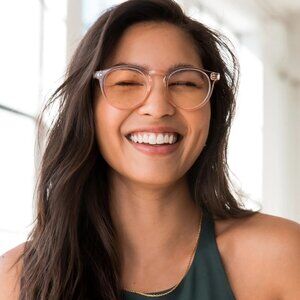 DIFF EYEWEAR Peace Light Pink Blue Light Glasses NEW